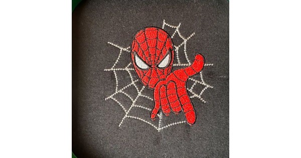 Super Hero Spider Man Embroidery Design
